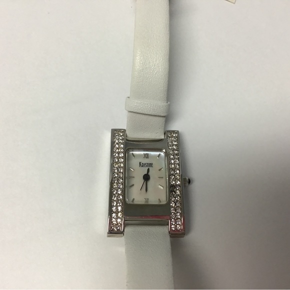 Bracelet De Montre En Cuir Blanc Basique - BN-W - Neuf Avec étiquettes - Compatible ?